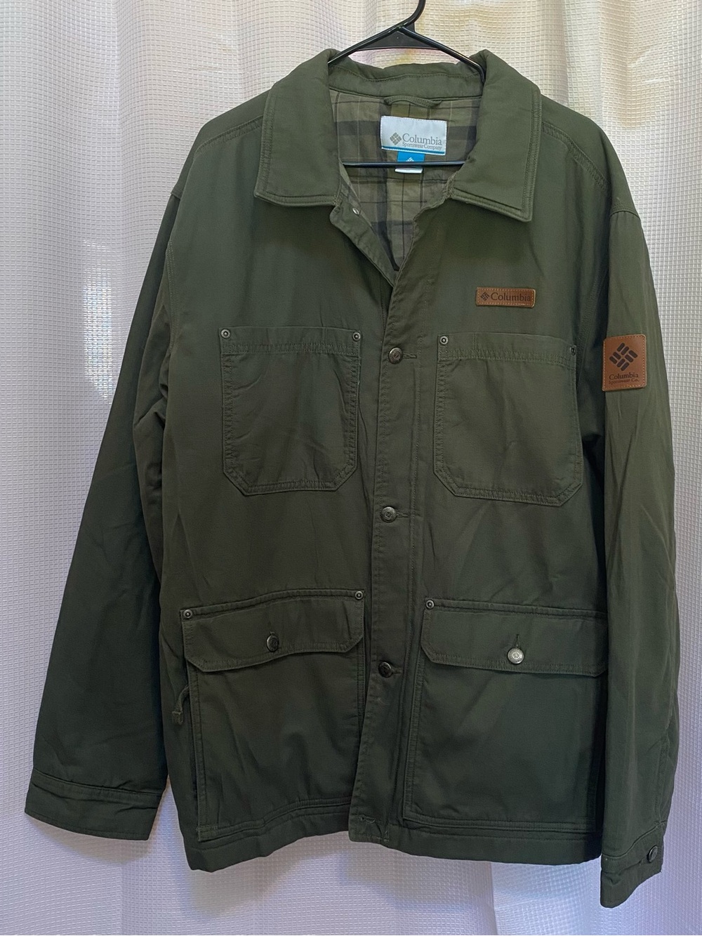 Men’s XL COLUMBIA Barn Chore Jacket Olive